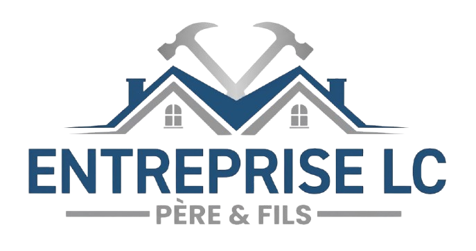 Logo Entreprise LC Père & Fils, artisans toiture, façade et boiseries